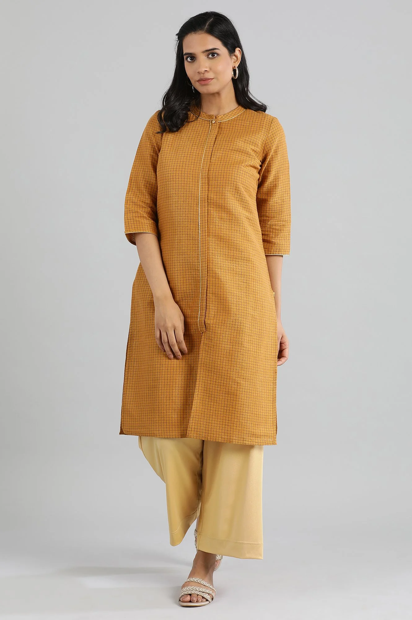 Casual Regular Fit Solid Palazzos - Image 5