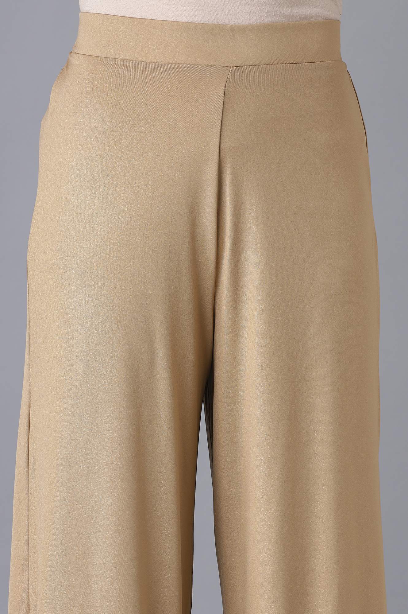 Casual Regular Fit Solid Palazzos - Image 7