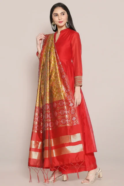 Elegant Banarasi Patola Silk Dupatta