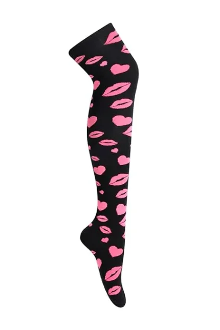 Black Knee High Socks - Casanova Edition