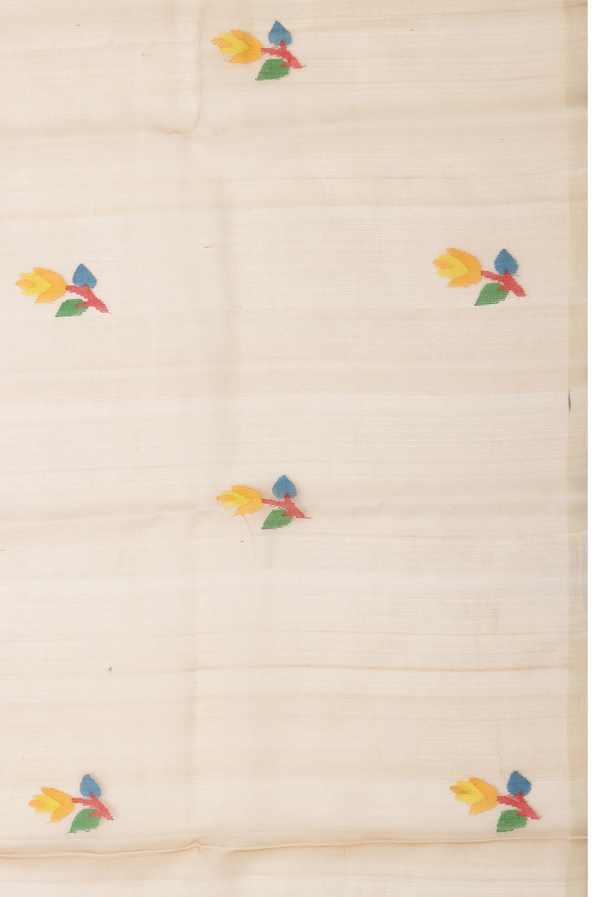 Sandal Bengal Jamadani Saree - Image 4