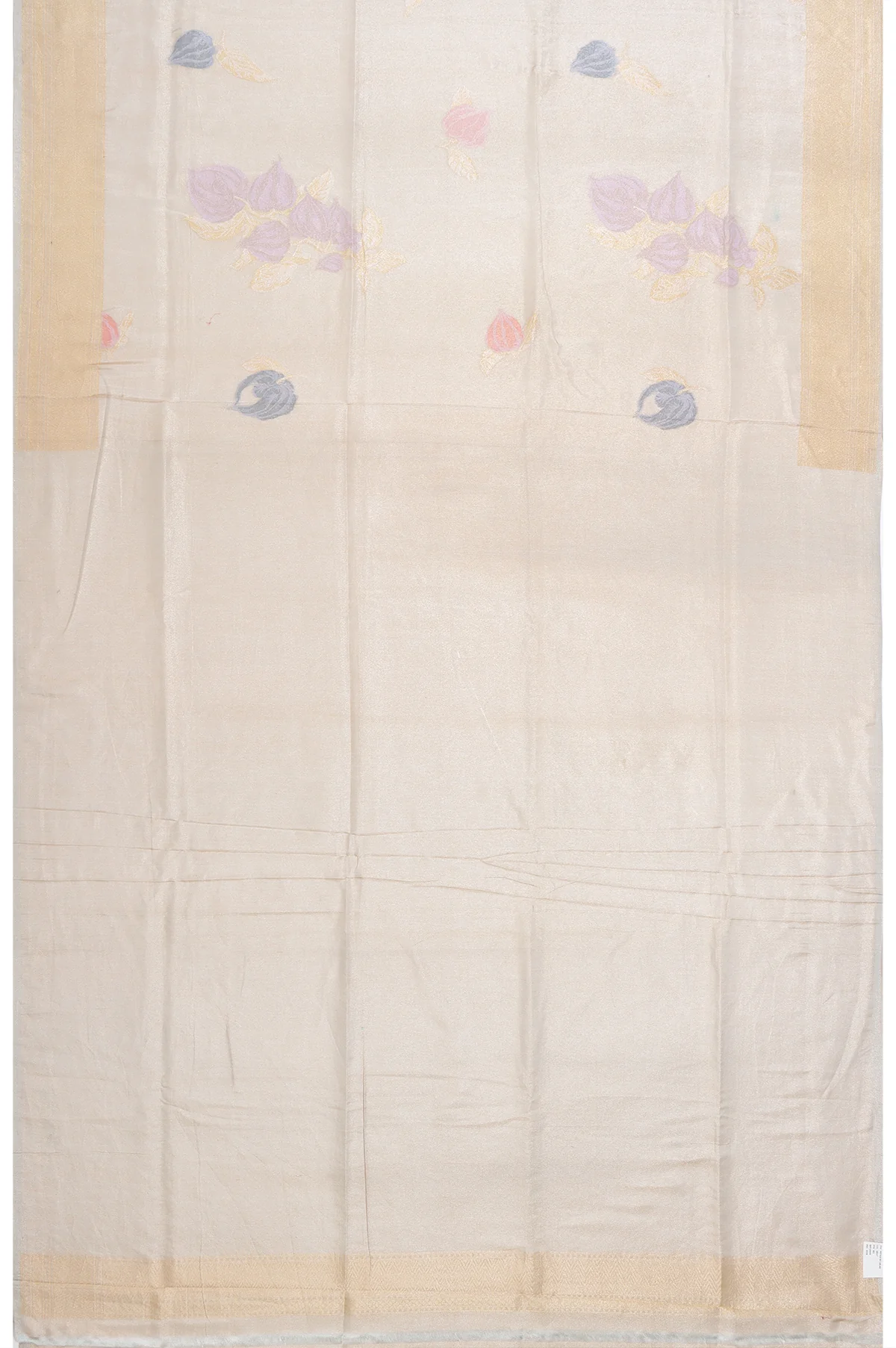 Silver Banaras Katan Tissue saree - Image 6