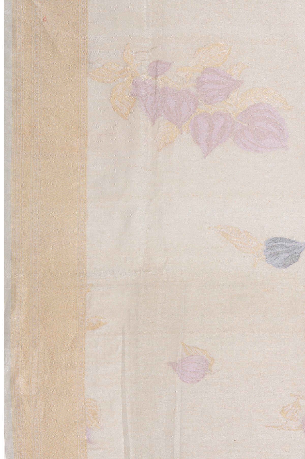 Silver Banaras Katan Tissue saree - Image 5