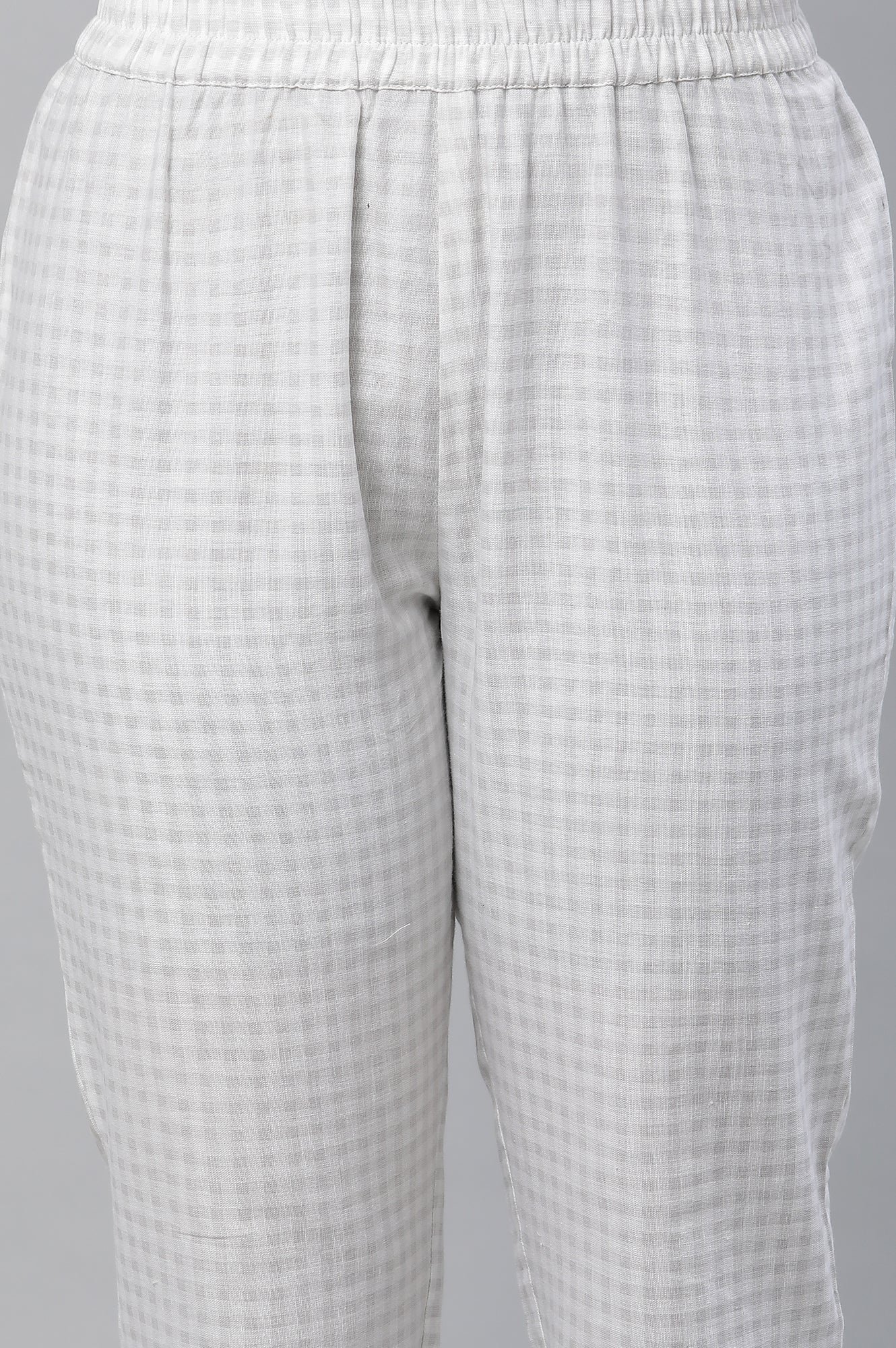 Seer Sucker Kurta and Pants Co-ord Set - Image 11