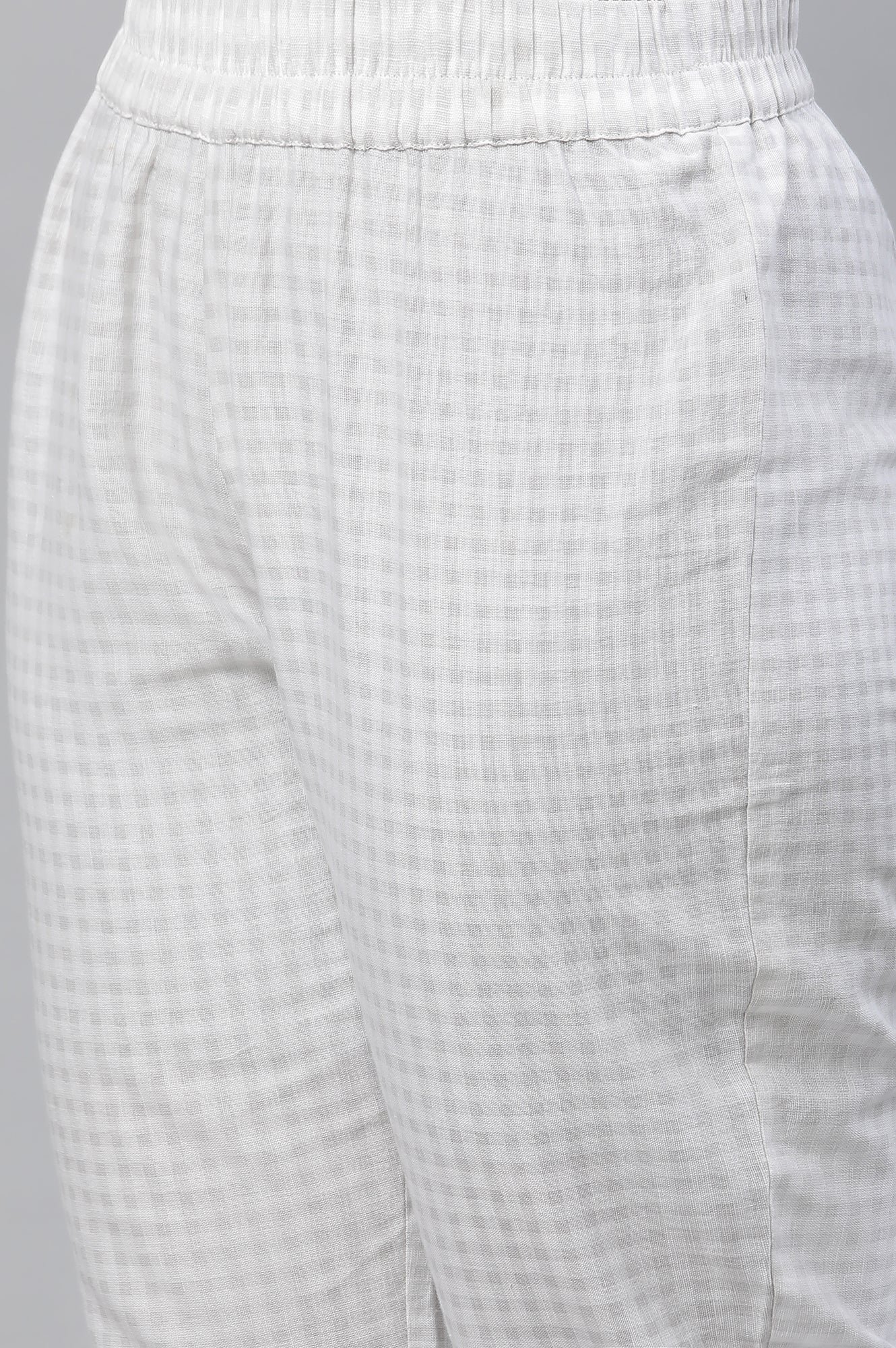 Seer Sucker Kurta and Pants Co-ord Set - Image 12