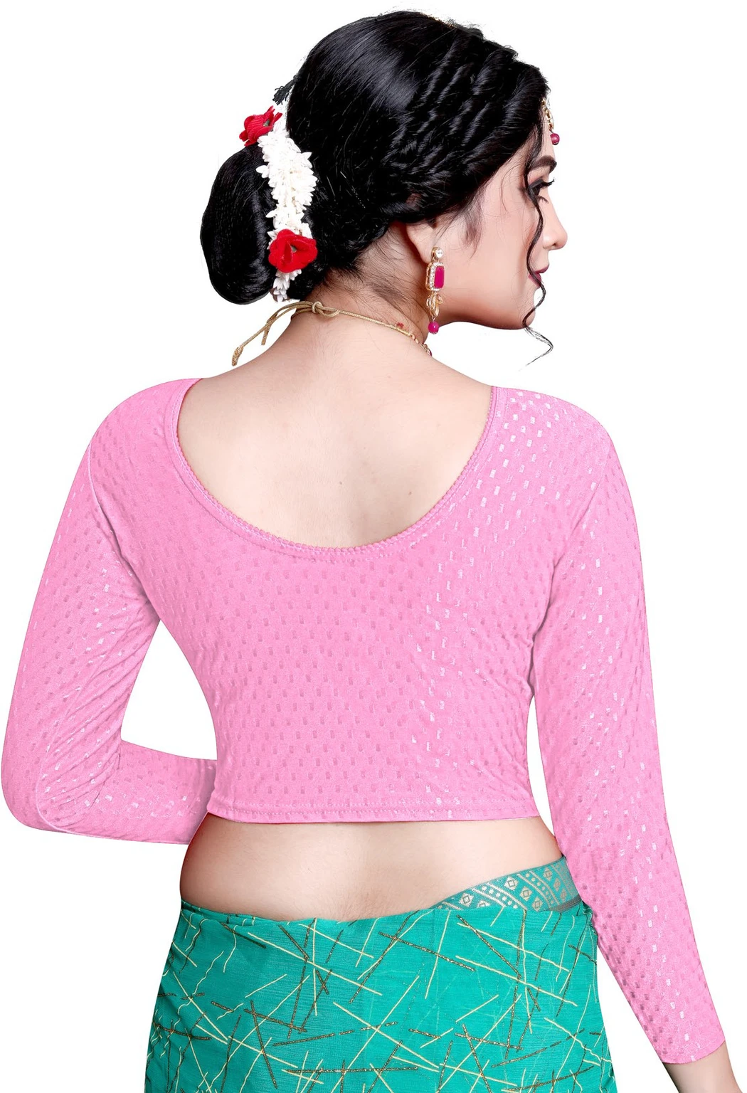 Full Sleeve Round Neck Women Blouse