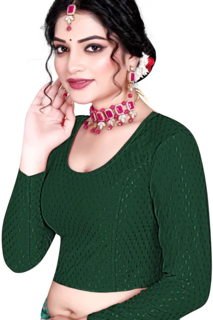 Full Sleeve Round Neck Women Blouse