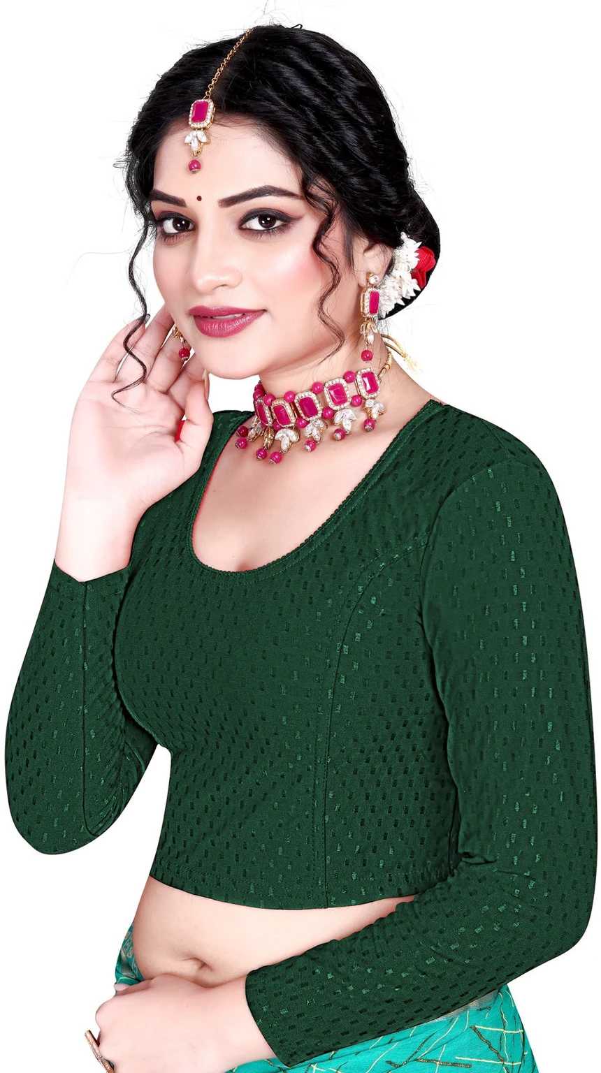 Full Sleeve Round Neck Women Blouse