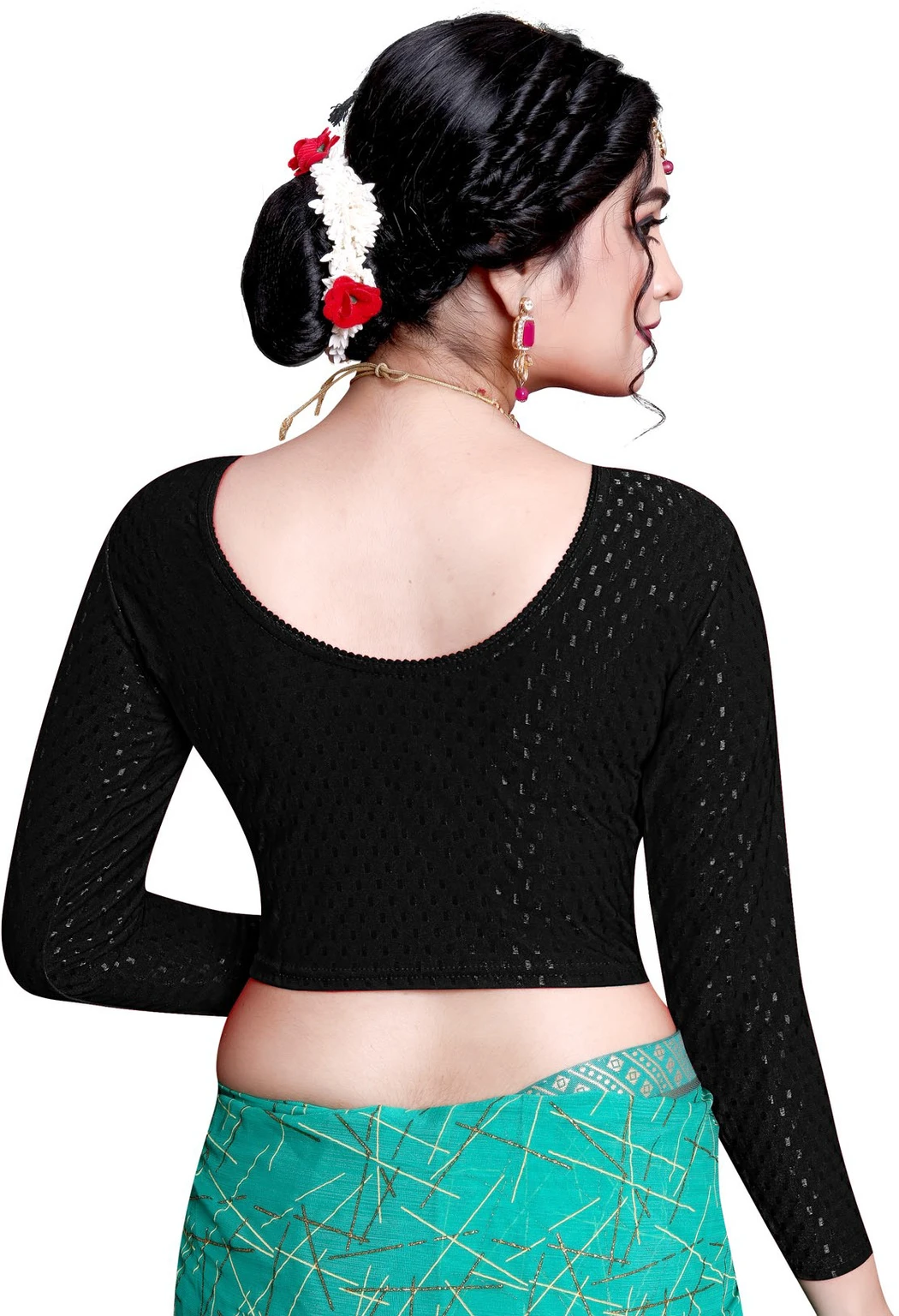 Full Sleeve Round Neck Women Blouse