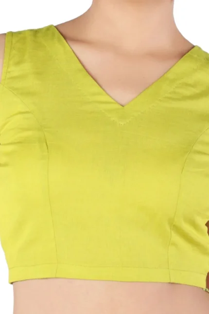 Women's Cotton Blouse, Stitched Sari Top, Lehenga Blouse