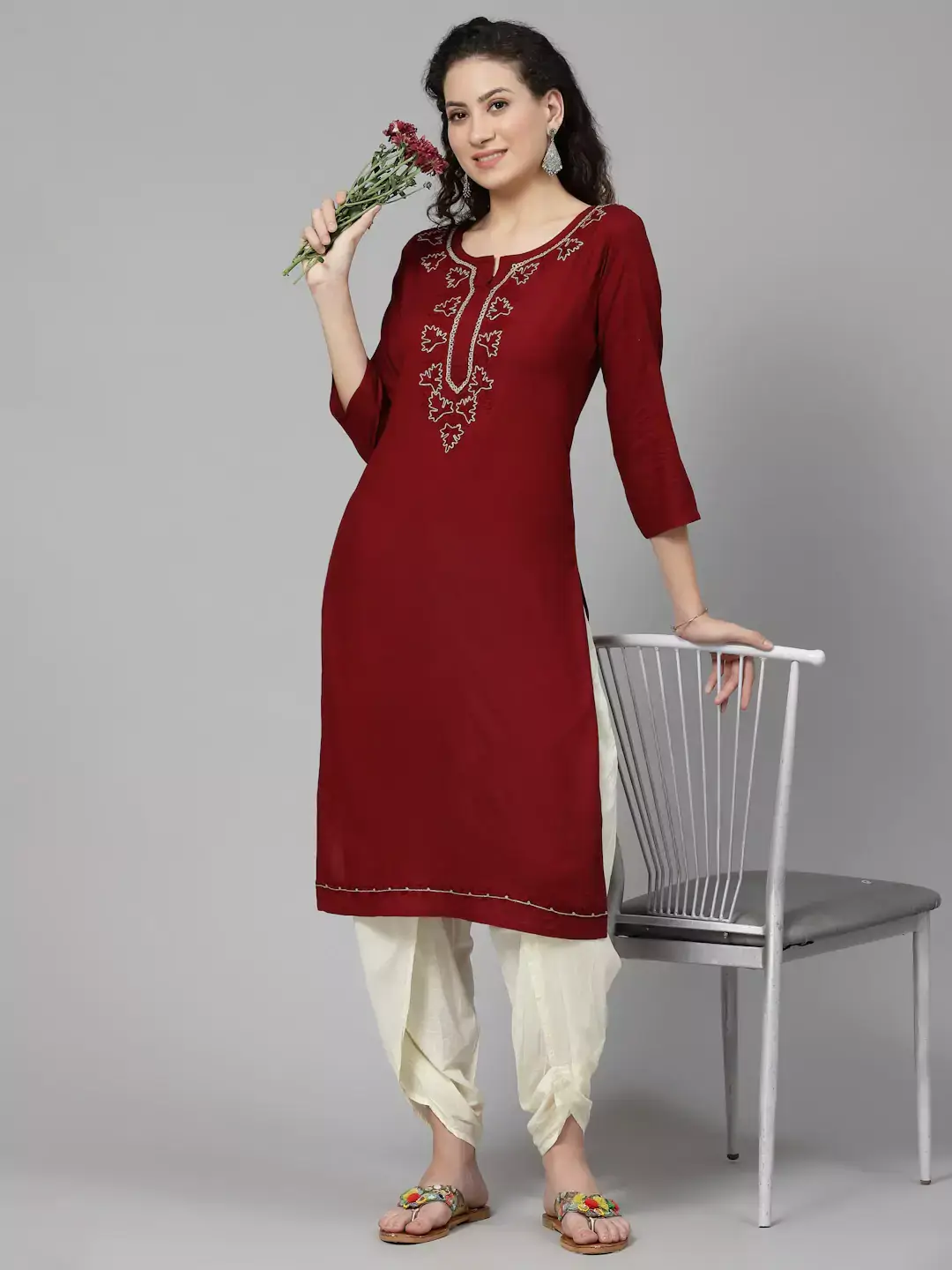 Yasmin Zari Work Kurti - Image 3