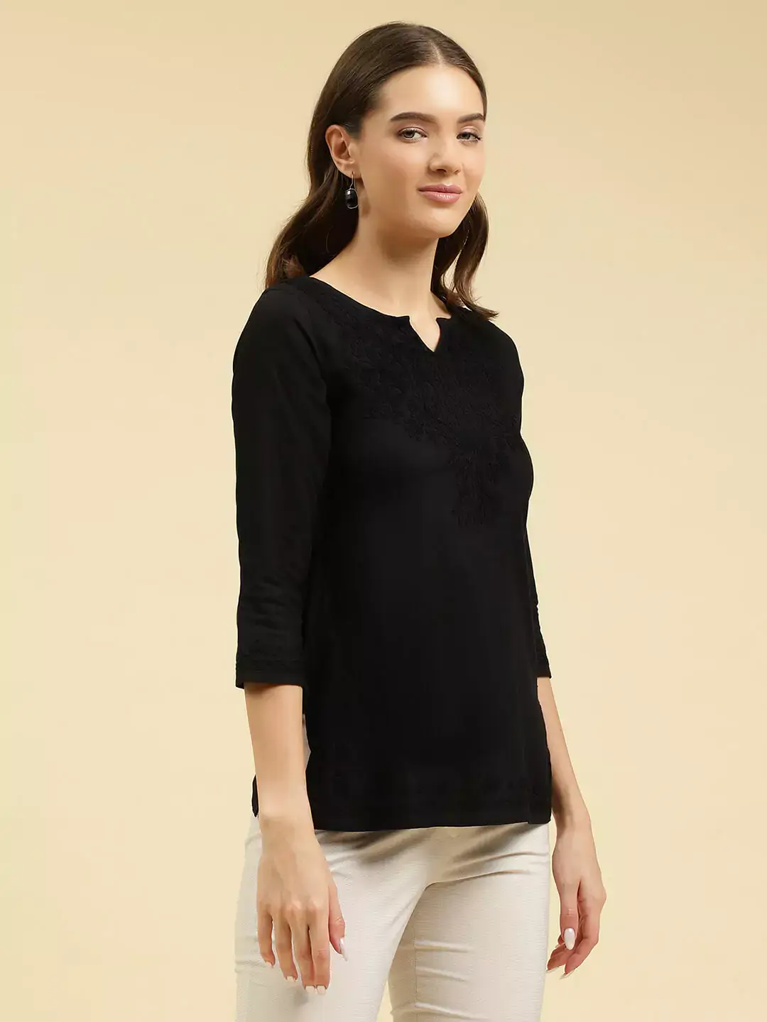 Zahra Black Short Kurti - Image 7